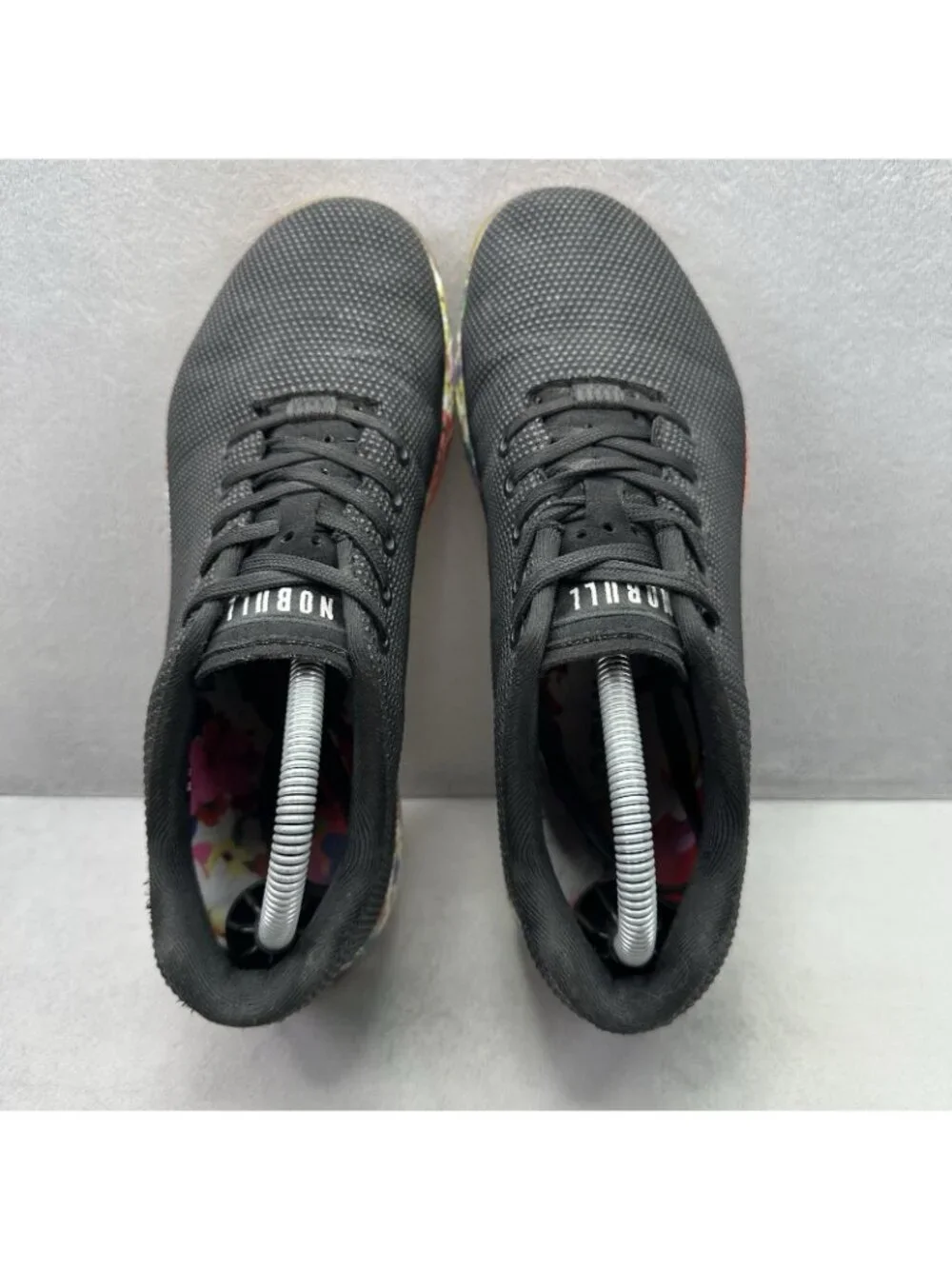 NOBULL Outwork Womens Size 9.5 Shoes Black / Daisy Training CrossFit Gym Workout